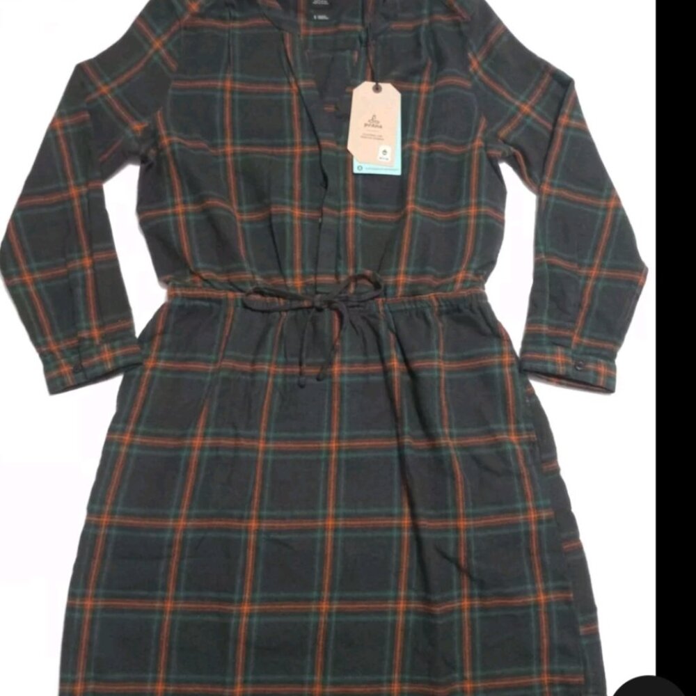 Prana Womens Loop to Pines Flannel Dress